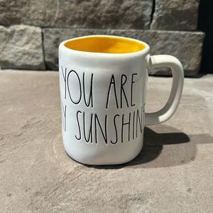 Rae Dunn You Are My Sunshine Mug Yellow Inside Brand New